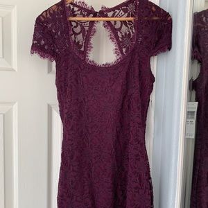 Purple/Eggplant Lace Dress